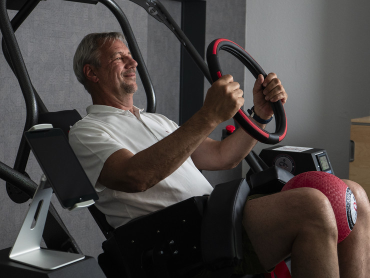 Patient auf dem  AllCore360